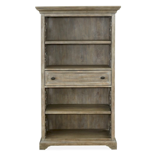 Tinley Park Traditional Dove Tail Grey Bookcase