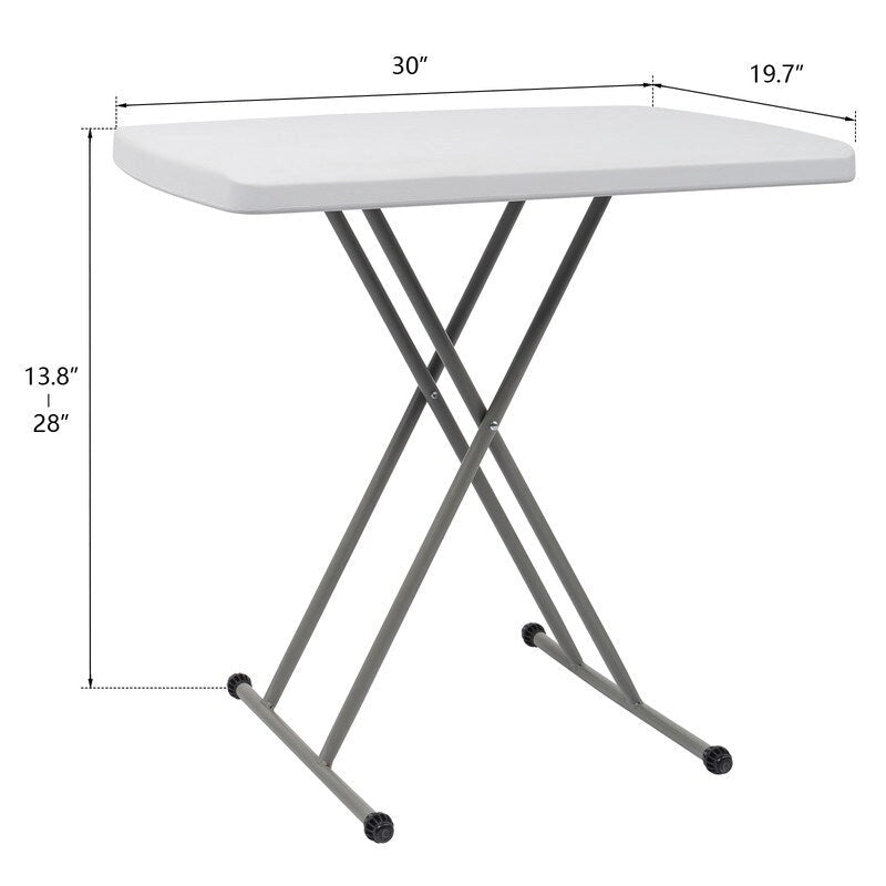 30  Plastic Rectangular Adjustable Folding Table