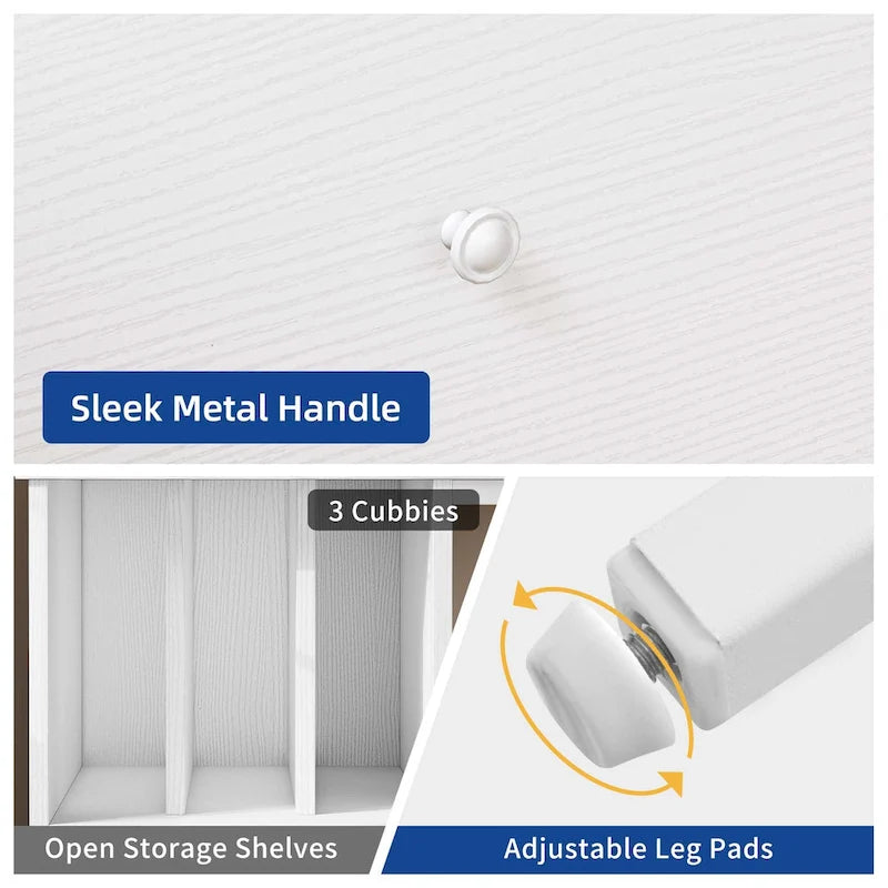 Moasis 66-inch L Shaped Gaming Desk with Shelves and Monitor Stand Home Office Desk