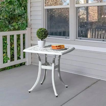 21  Cast Aluminum Outdoor Patio Dining Table