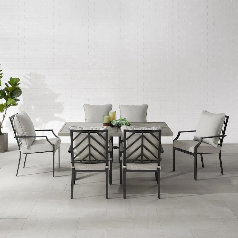 Crosley Otto 7Pc Outdoor Metal Dining Set
