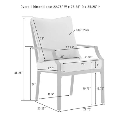 Crosley Otto 7Pc Outdoor Metal Dining Set