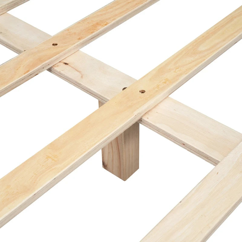 King Size Floating Bed with LED Lights