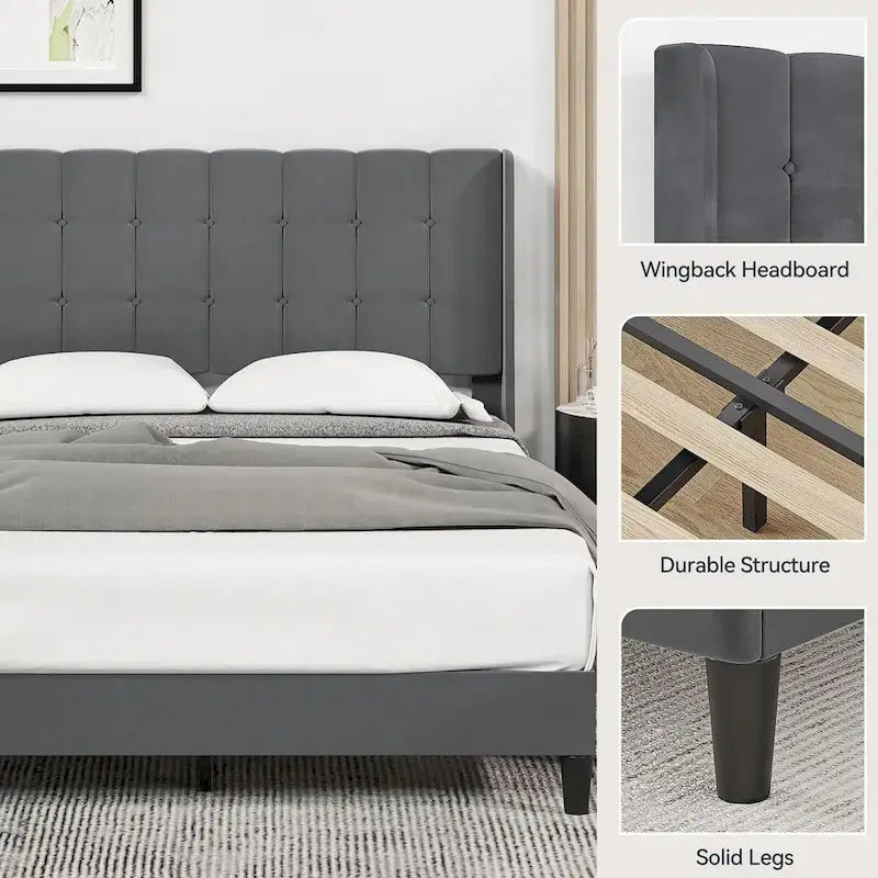 Bed Frame with Headboard