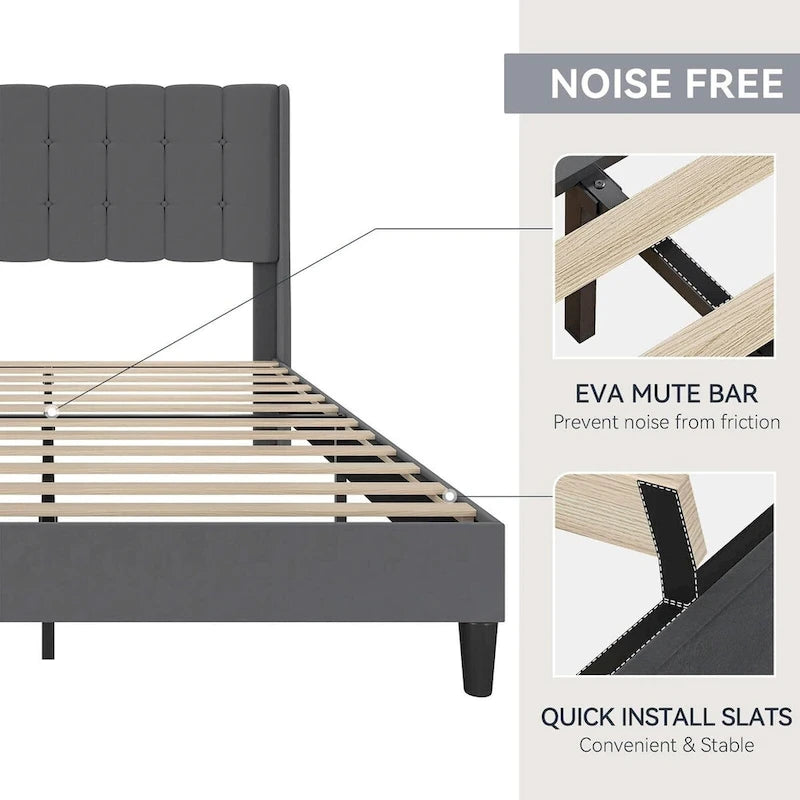 Bed Frame with Headboard