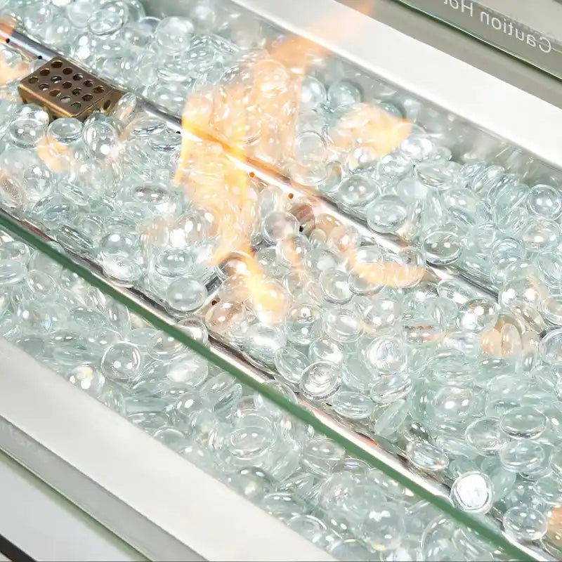 Milo Espresso 6 Piece Sunbrella Outdoor Patio Fire Sectional