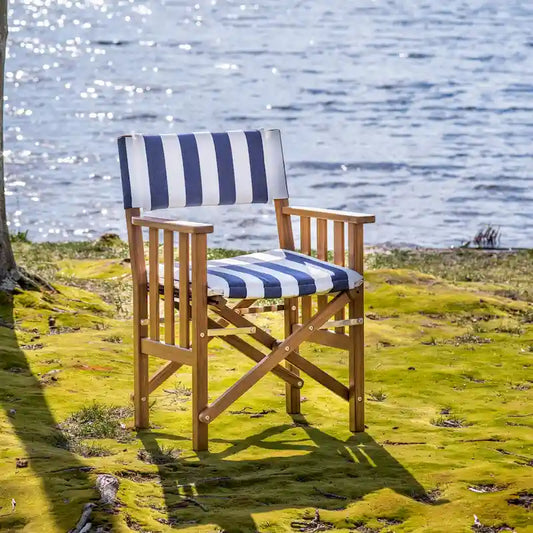 Director's Chair II with Cushion Seat Covers - 19-3/4  W x 35-1/2  x 24-1/2  D