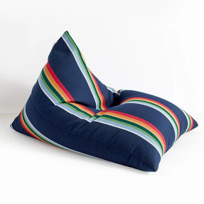 Sorra Home Sunbrella Pendleton Outdoor Bean Lounger - 54 in W x 38 in W x 21 in H