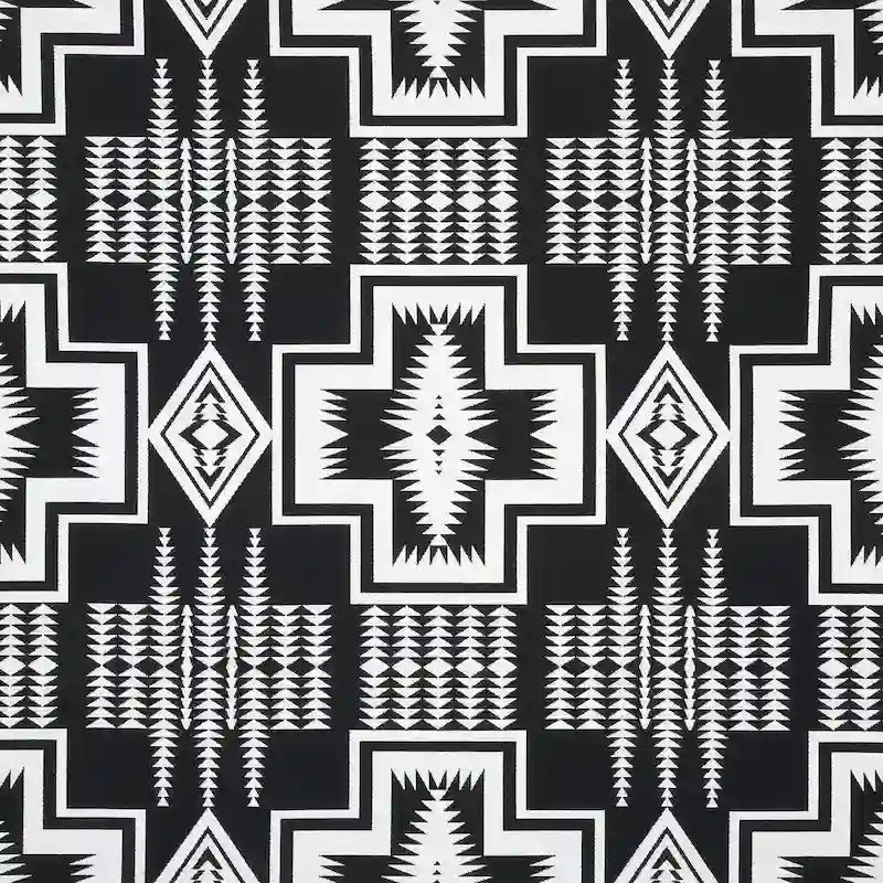 Sorra Home Sunbrella Pendleton Outdoor Bean Lounger - 54 in W x 38 in W x 21 in H