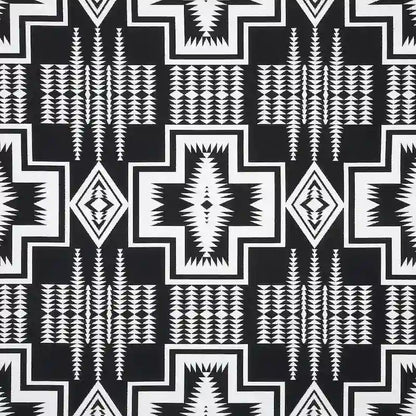 Sorra Home Sunbrella Pendleton Outdoor Bean Lounger - 54 in W x 38 in W x 21 in H