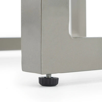 Milo Espresso 6 Piece Sunbrella Outdoor Patio Sectional with Table