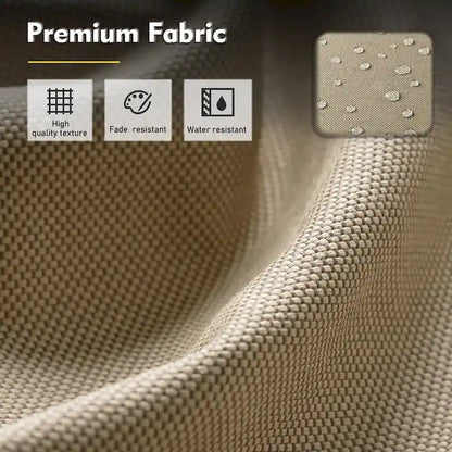 XIZZI 6-piece Wicker Patio Furniture Conversation Seating Set with Fire Pit