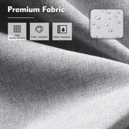 XIZZI 6-piece Wicker Patio Furniture Conversation Seating Set with Fire Pit