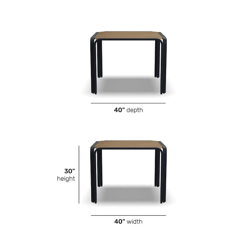 Finn Square Outdoor Dining Table by Homestyles - 40  x 30  x 40