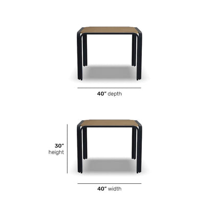 Finn Square Outdoor Dining Table by Homestyles - 40  x 30  x 40