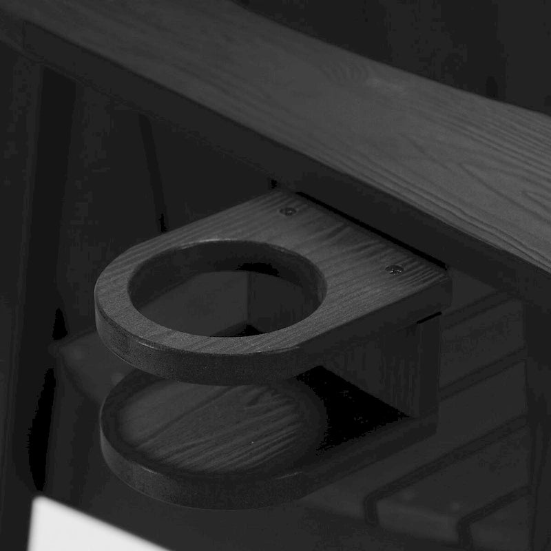 LUE BONA Plastic Tall Adirondack Chairs Patio Bar Stool,Bar Height Arm Dining Chairs for Deck, Balcony