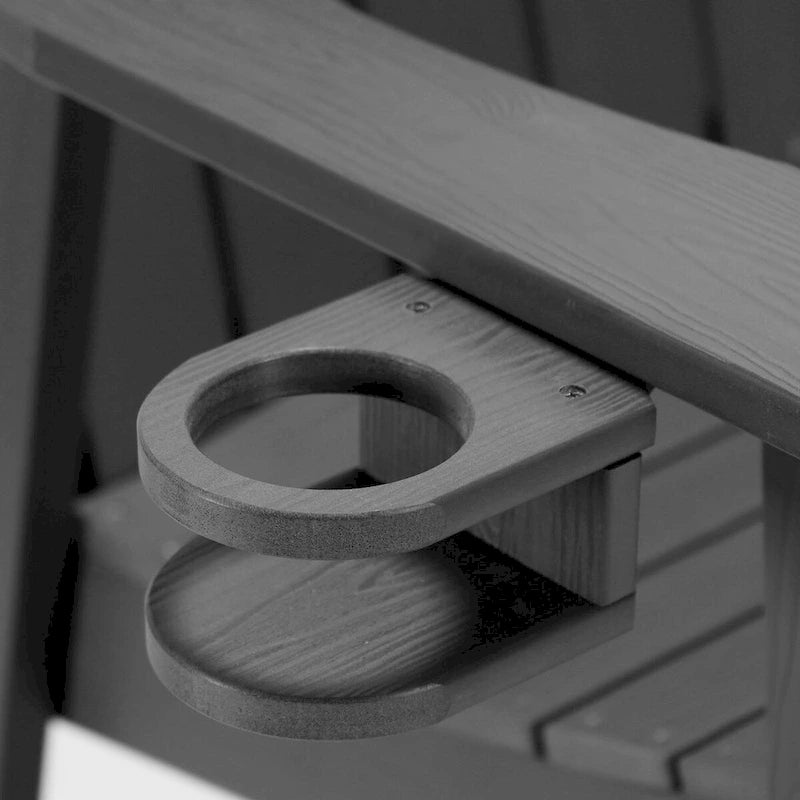 LUE BONA Plastic Tall Adirondack Chairs Patio Bar Stool,Bar Height Arm Dining Chairs for Deck, Balcony