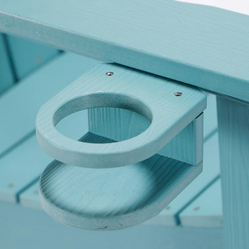 LUE BONA Plastic Tall Adirondack Chairs Patio Bar Stool,Bar Height Arm Dining Chairs for Deck, Balcony