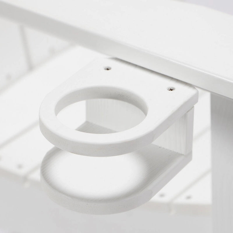 LUE BONA Plastic Tall Adirondack Chairs Patio Bar Stool,Bar Height Arm Dining Chairs for Deck, Balcony