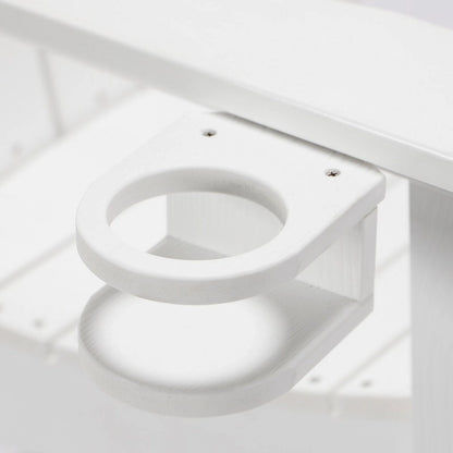 LUE BONA Plastic Tall Adirondack Chairs Patio Bar Stool,Bar Height Arm Dining Chairs for Deck, Balcony