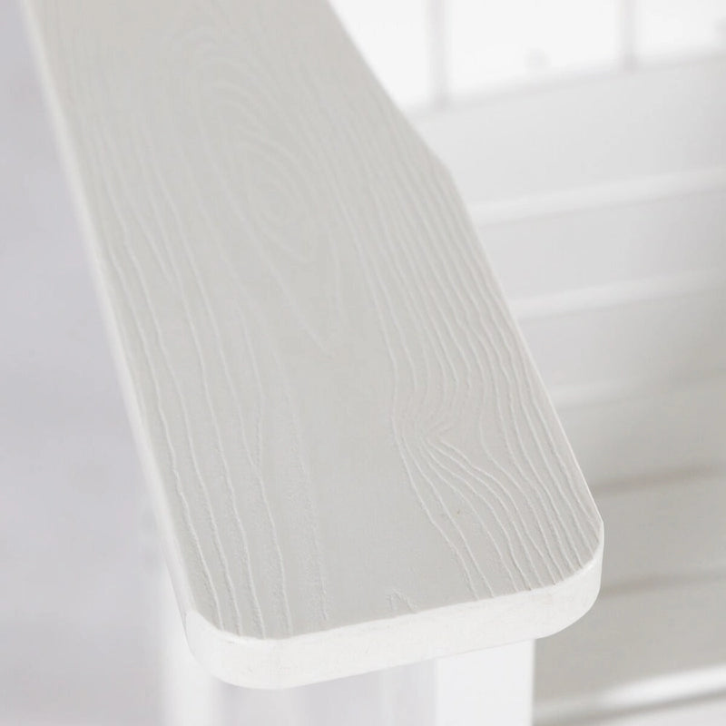 LUE BONA Plastic Tall Adirondack Chairs Patio Bar Stool,Bar Height Arm Dining Chairs for Deck, Balcony