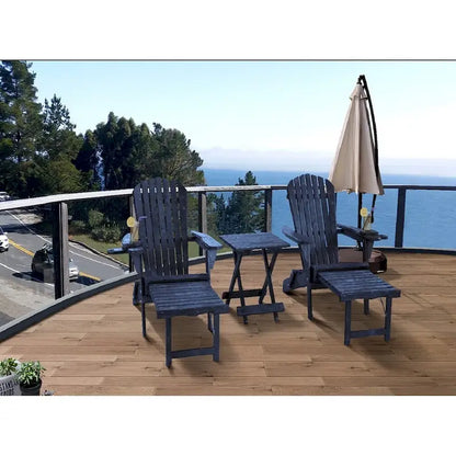 Adirondack Chaise Lounge Chair Foldable