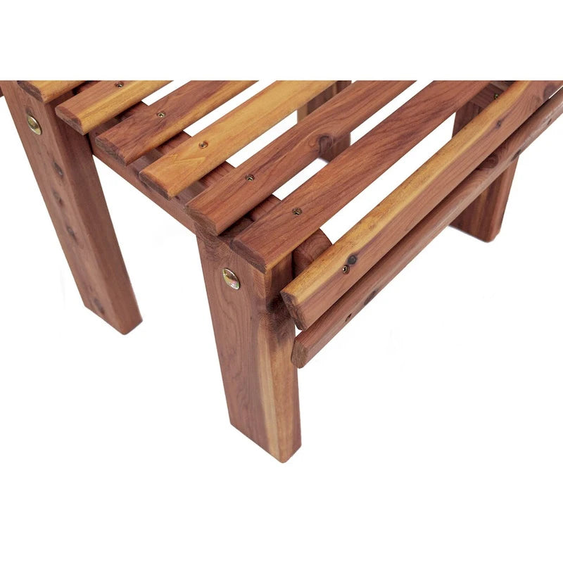 American Furniture Classics Model? MM104 111 CEDAR Stationary Chair with Stationary Ottoman