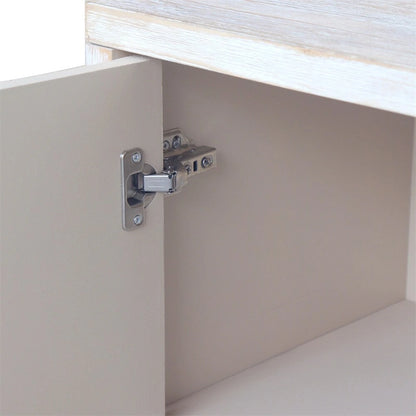 Farmhouse Style 4 Door Wooden Cabinet Sideboard Buffet Server Cabinet