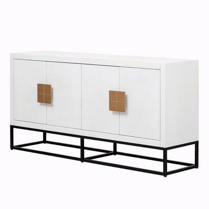 Luxurious Cabinet with Unique Support Legs and Adjustable Shelves