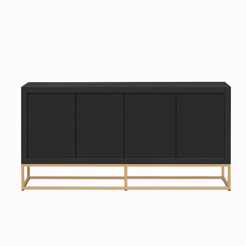 Luxurious Cabinet with Unique Support Legs and Adjustable Shelves