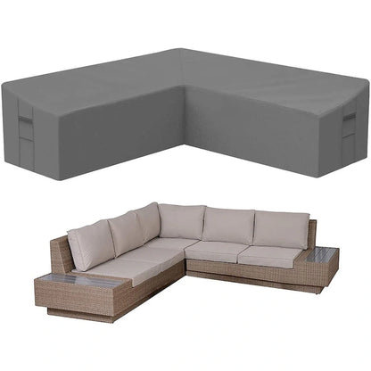 Universal Patio Sectional Sofa Cover Anti-UV & Windproof Waterproof