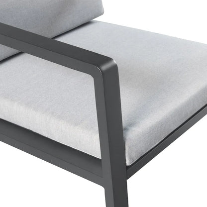 HIGOLD 3801 Nofi Patio Furniture, Outdoor Aluminum Patio Dining Chair with Cushion, Set of 2