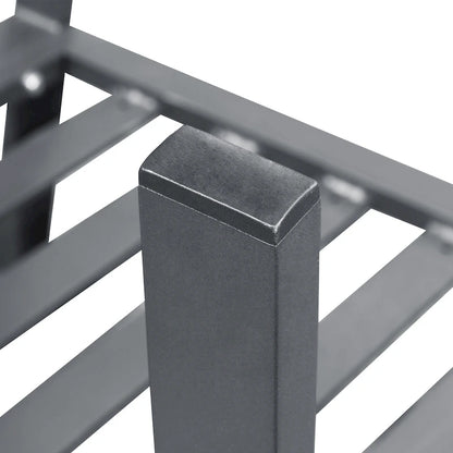 HIGOLD 3801 Nofi Patio Furniture, Outdoor Aluminum Patio Dining Chair with Cushion, Set of 2