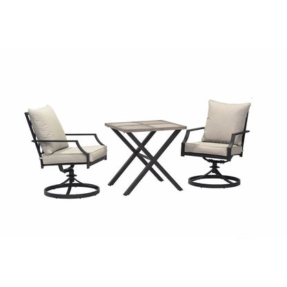 Silver Spring 3 Piece Outdoor Patio Bistro Set