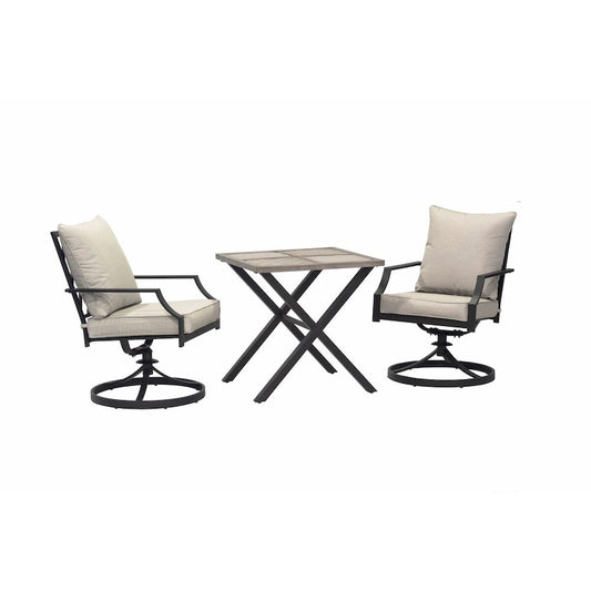 Silver Spring 3 Piece Outdoor Patio Bistro Set