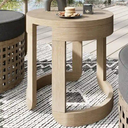 Corvus Donges 3-piece Outdoor Wicker Conversation Set