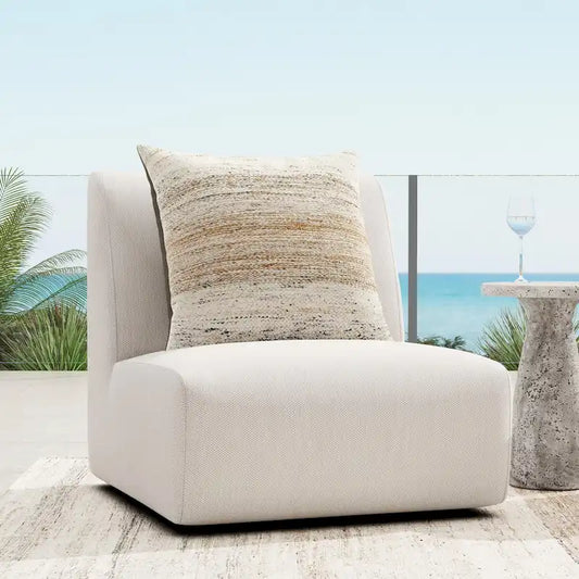 Classic Home Atlas Outdoor Swivel Accent Chair