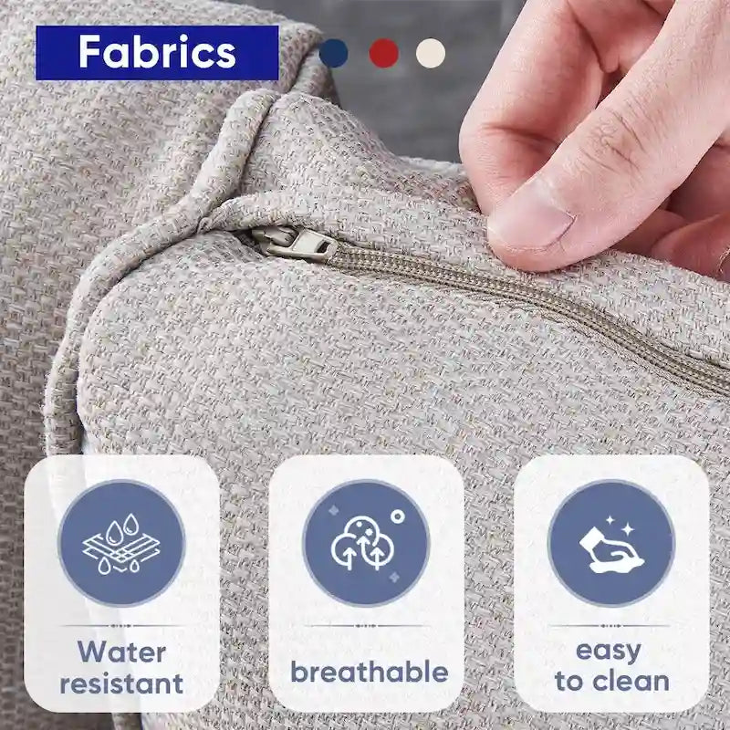 Loveseat with Coffee Table, Rocking Chair set - Brown