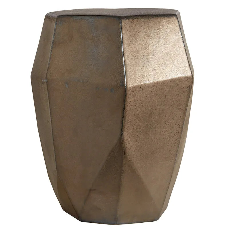Uttermost Maquette Bronze Garden Stool - 15 W x 18 H x 15 D