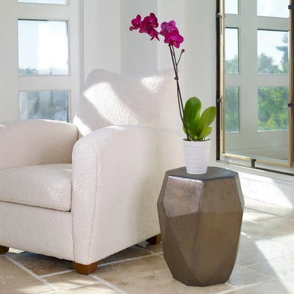 Uttermost Maquette Bronze Garden Stool - 15 W x 18 H x 15 D