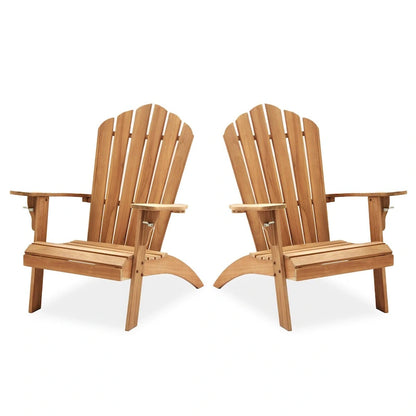 Cambridge Casual Cambria Adirondack Chairs with Cup Holder Set of 2